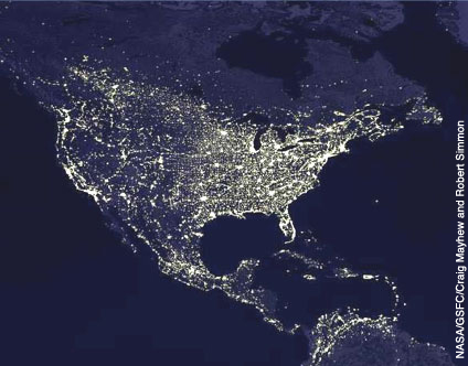 Image result for light pollution